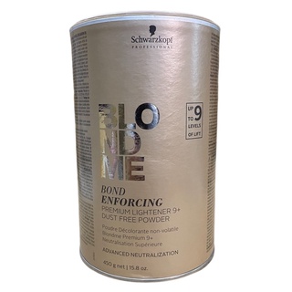 Bột tẩy nâng sáng tóc 9 cấp độ Blond me Premium Lightener 9+ Dust Free Powder Schwarzkopf 450g