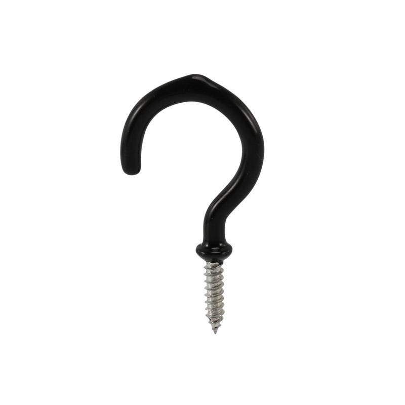 Set 70 Móc Treo Cốc / Đèn Gắn Tường 6 Kích Thước Màu Đen Trang Trí Giáng Sinh