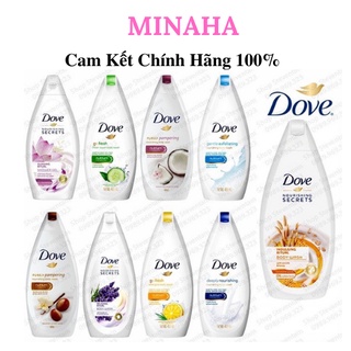 Sữa Tắm Dove 500ml chính hãng, Dưỡng ẩm mềm mịn da
