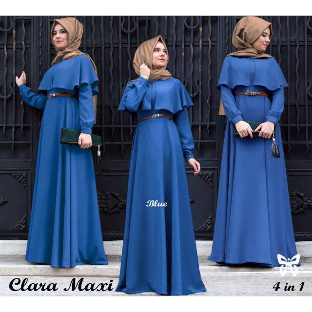 ^_ Cod Clara Maxi Tay Áo Dài Có Thể Tháo Rời Pasmina Jersey Beltfit Đến L Bestsel | BigBuy360 - bigbuy360.vn