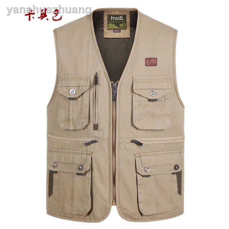 Áo Vest Cổ Chữ V Cỡ Lớn Thời Trang Cho Đàn Ông Trung Niên