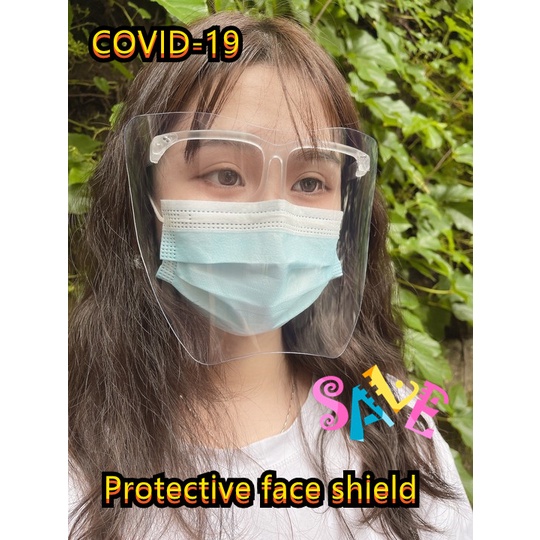 Kính che mặt phòng dịch full face, mặt nạ phòng chống Covid-19 Face Shield, kính chắn giọt bắn,kính trong suốt chống yasuo | BigBuy360 - bigbuy360.vn