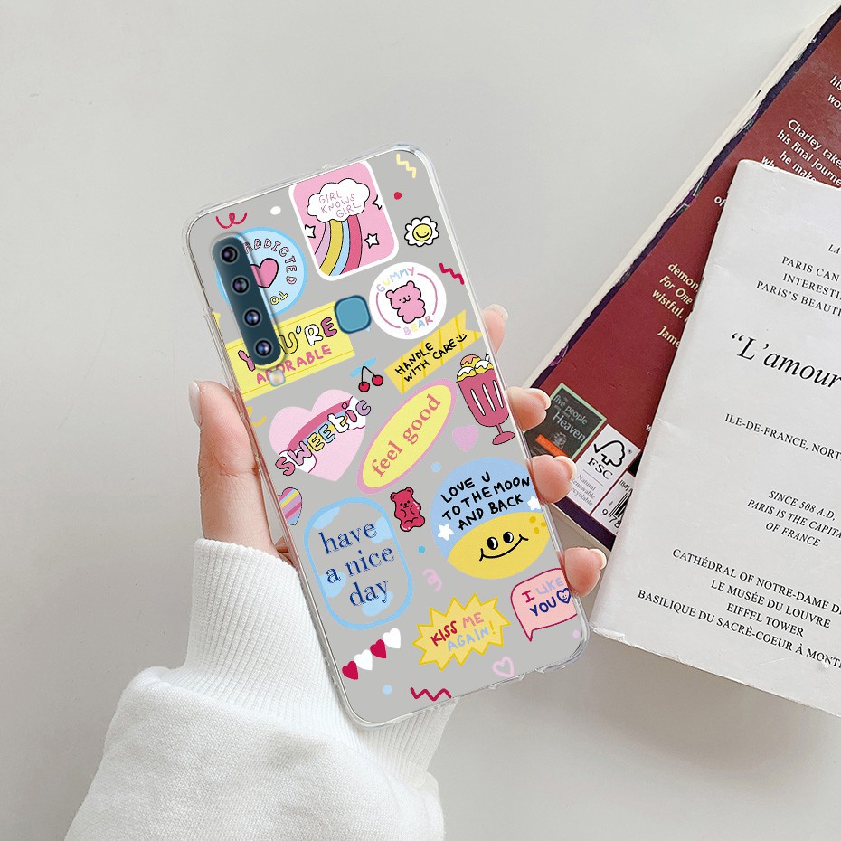 Ốp điện thoại TPU silicon mềm in hoạt hình cho Samsung Galaxy A9 2018 A920