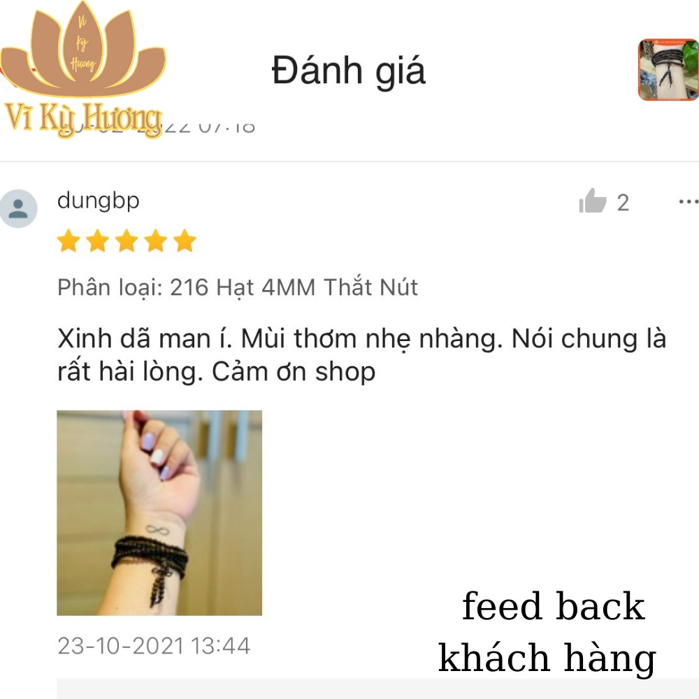 Vòng Tay Trầm Hương Sánh Chìm 216 hạt size 4mm Vĩ Kỳ Hương ,Cam Kết 100% hàng chất lượng trầm hương tự nhiên | BigBuy360 - bigbuy360.vn