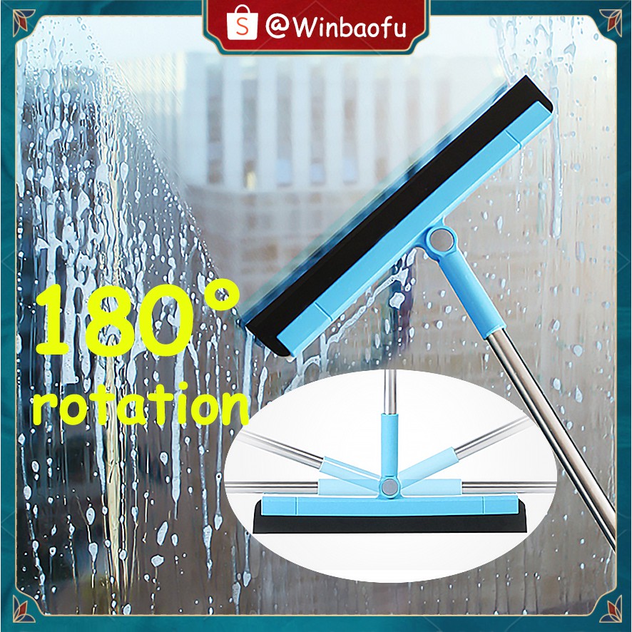 ₱16 off Floor Squeegee Bọt Mực Nước Chuyên Nghiệp Có Thể Điều Chỉnh Với Tay Cầm 94cm Cho Nhà Để Xe N