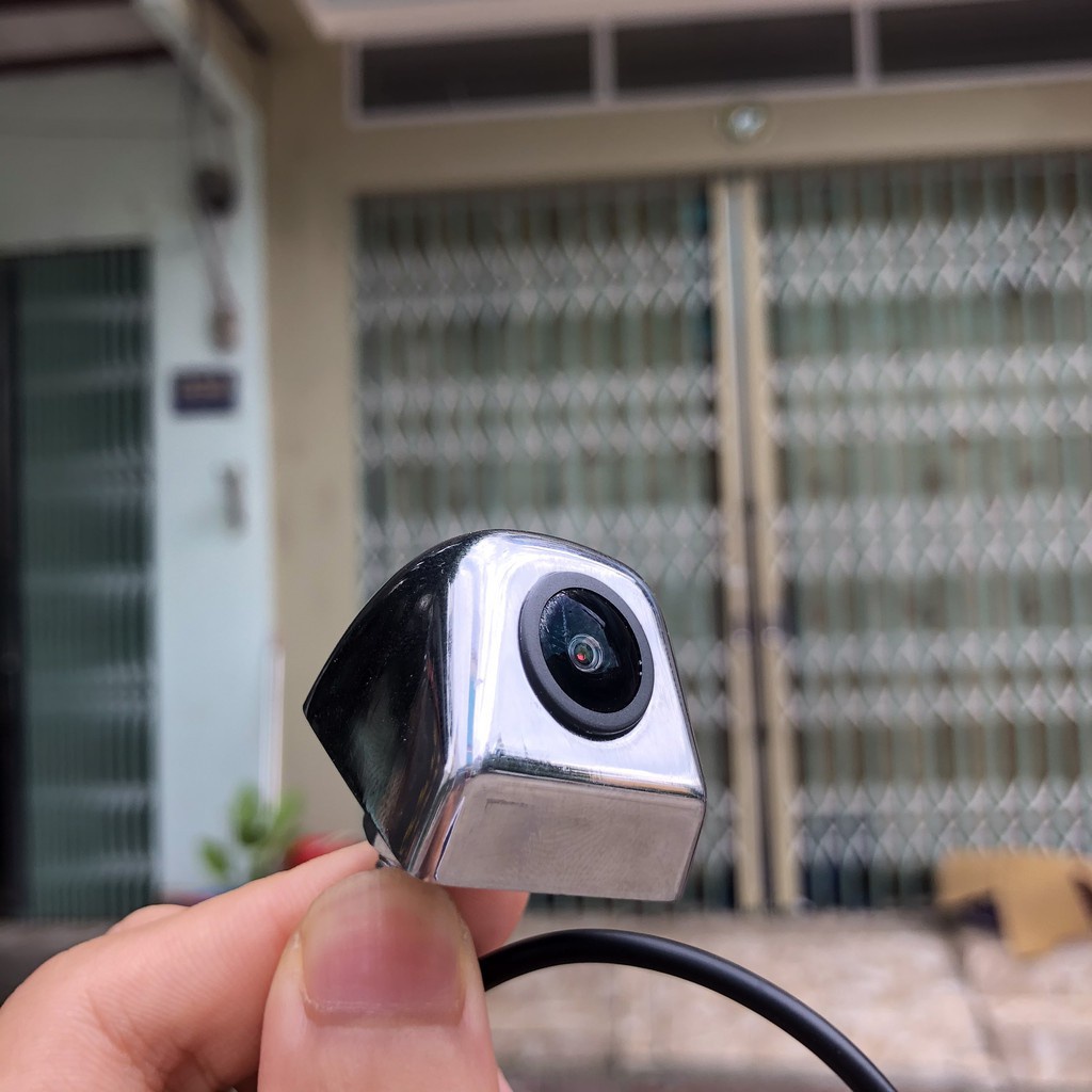 Camera Lùi Vỏ Crom 4 Mắt LED Siêu Sáng - Chống Nước Chống Va Đập Cực Tốt