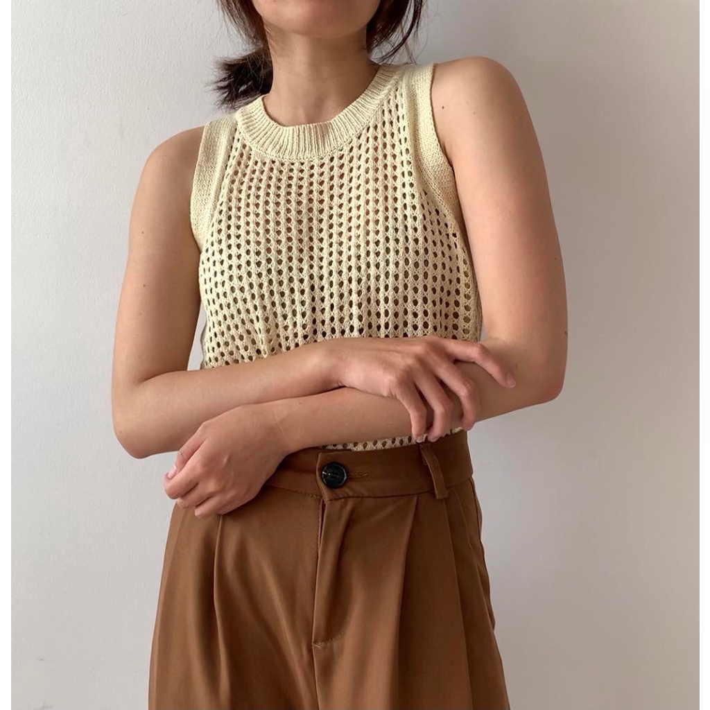 [ORDER] Áo ba lỗ đan móc lưới