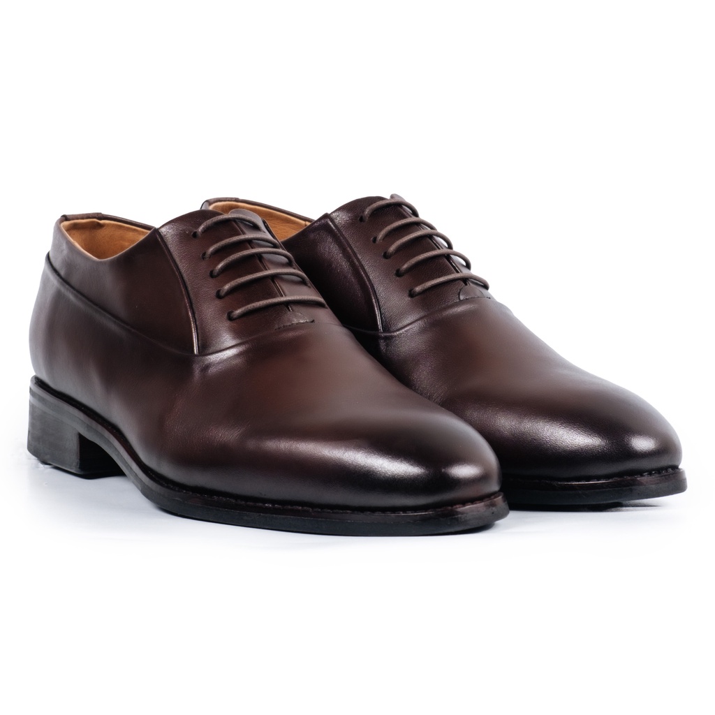 Giày Tây Cao Cấp CLASSIC OXFORD - OF27 - Da Bò Ý Lót Trong Da Bò Mộc - Thương hiệu Be Classy