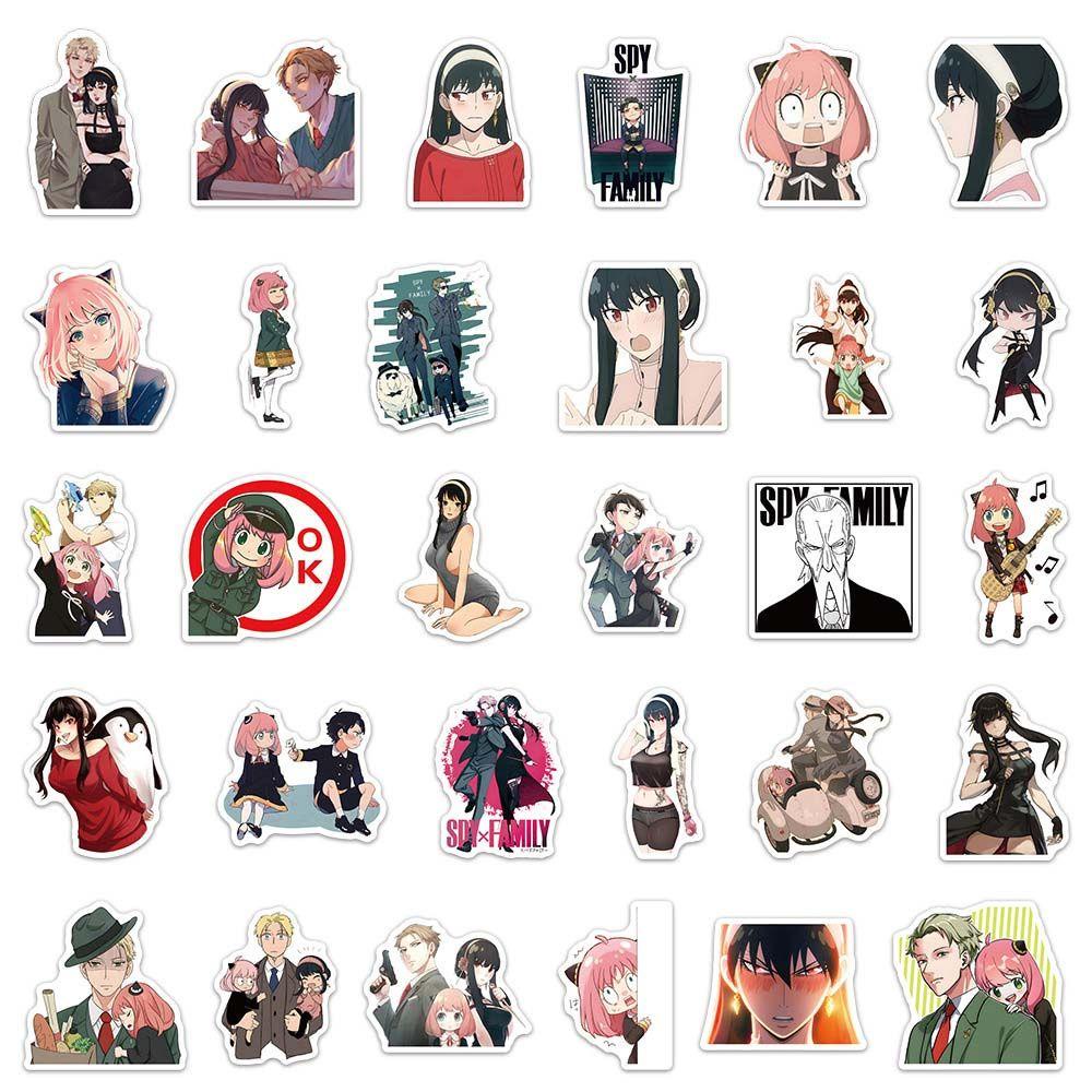 Augustine Spy X Nhãn Dán Họa Tiết Anime Nhật Bản Trang Trí Sổ Tay DIY