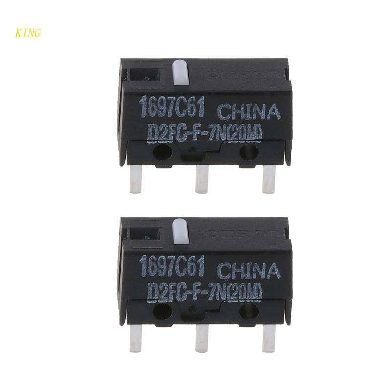 Set 2 Nút Công Tắc Microswitch D2FC-F-7N 20 Million Life Chuyên Dụng Chơi Game