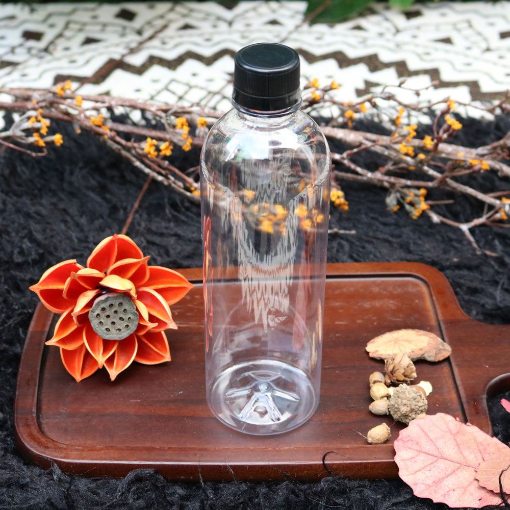 Chai nhựa  pet 1 lít (1000ml) tròn kèm nắp fi30 | BigBuy360 - bigbuy360.vn