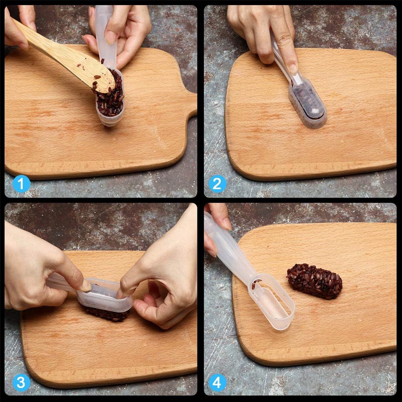 Bộ Khuôn Làm Cơm Nắm Kèm 5 Khuôn Làm Sushi Nhật Bản Tiện Dụng