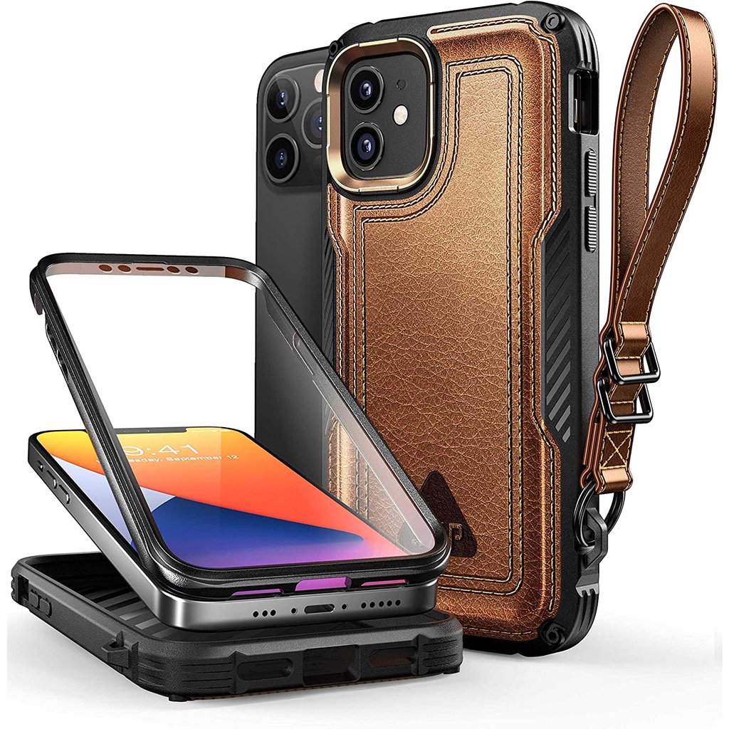 Ốp Điện Thoại in Logo Supcase UB Royal Kèm Miếng Bảo Vệ Màn Hình Cho iPhone 12 / 12Pro 2020