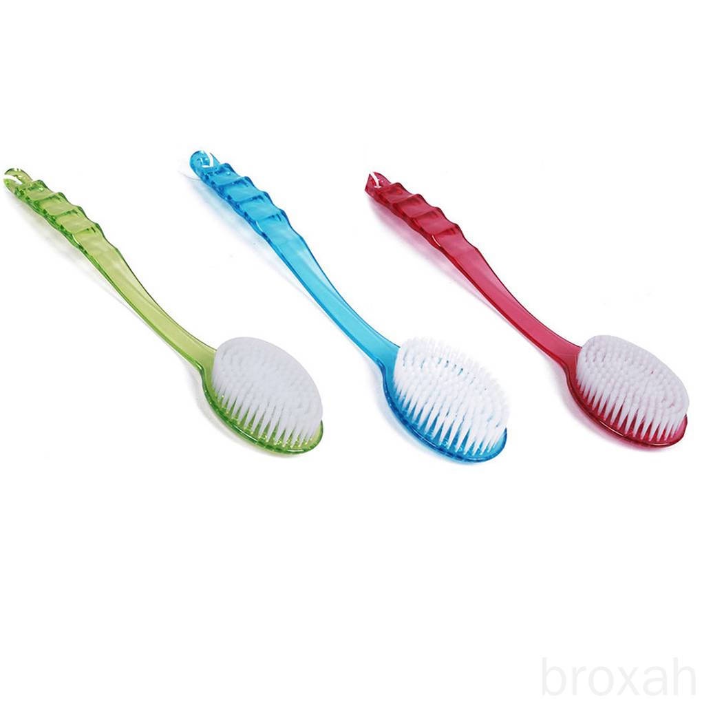 Cọ chà lưng tay cầm dài bằng nhựa PET mát xa cơ thể tiện dụng
