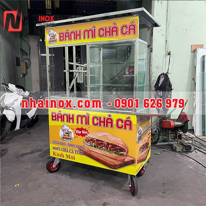 Xe bánh mì chả cá 1M SP0027