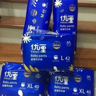 Bỉm youli xanh,tã quần,tã dán size s112/ m96/l84/xl 80