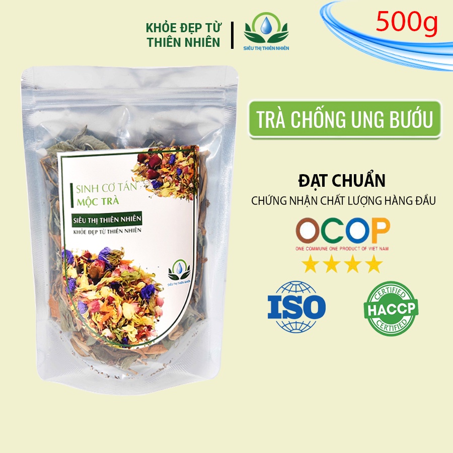 Trà chống ung bướu Mộc Sắc gói 500g - Sinh cơ tán mộc trà của siêu thị thiên nhiên