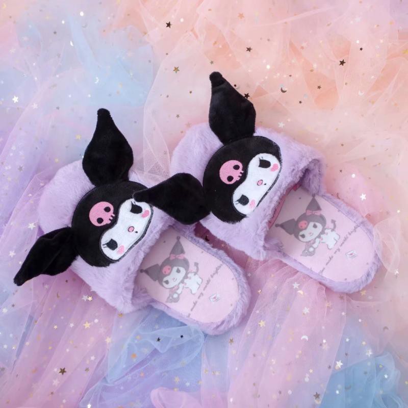 Dép Bông Đi Trong Nhà Chống Trượt Thiết Kế Hình Chú Chó Hoạt Hình Dễ Thương