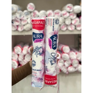 Bông tẩy trang aura 150 miếng
