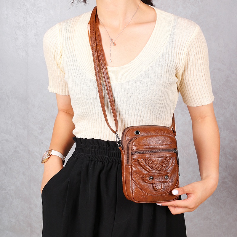 Túi xách nữ Túi da đeo chéo Mini đựng điện thoại thời trang Hàn Quốc cho nữ-73