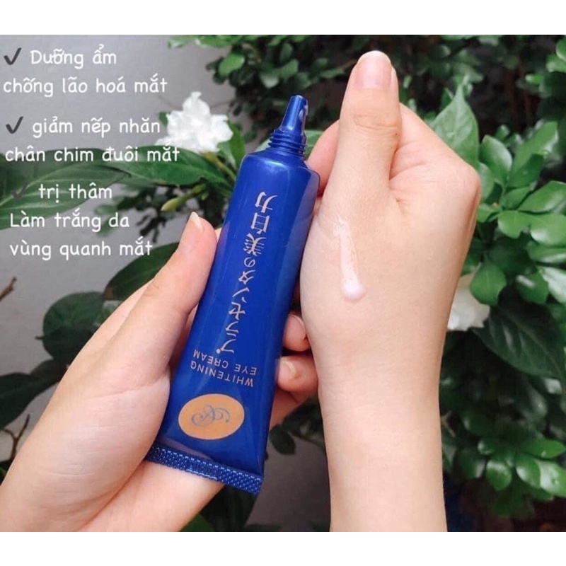 [Hàng_Nhật_ Chuẩn ]  Kem mắt ngừa thâm làm mờ nếp nhăn mắt Meishoku Whitening Eye Cream Nhật Bản