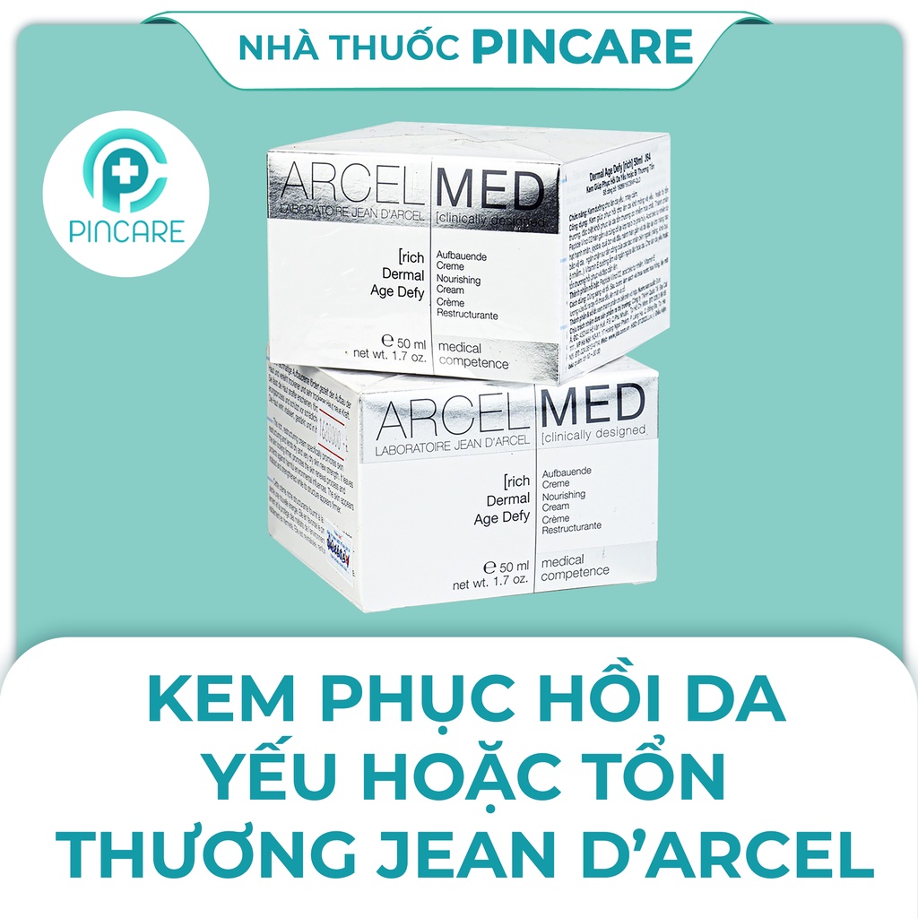 Kem dưỡng phục hồi da Jean D’arcel Dermal Age Defy (Rich) 50ml - Hàng chính hãng - Nhà thuốc PinCare