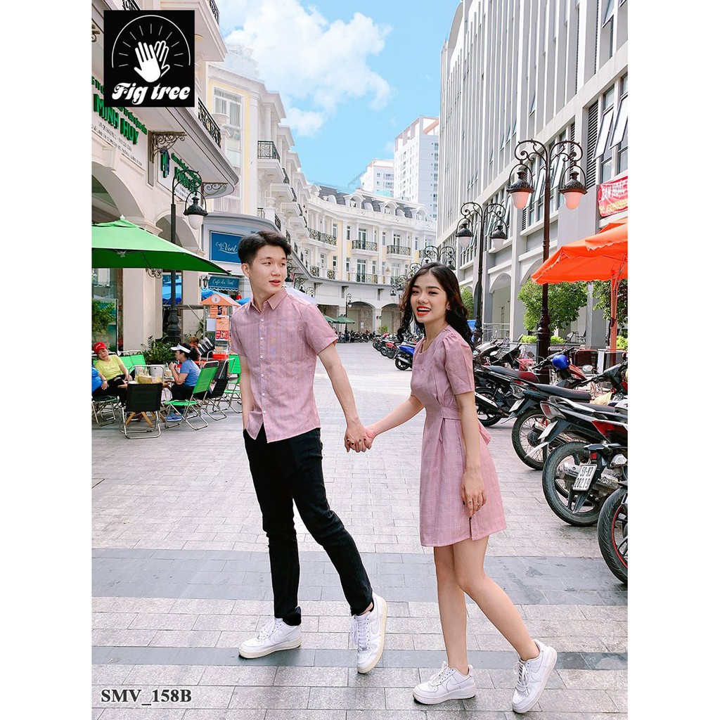 Áo sơ mi váy cặp mã smv158B