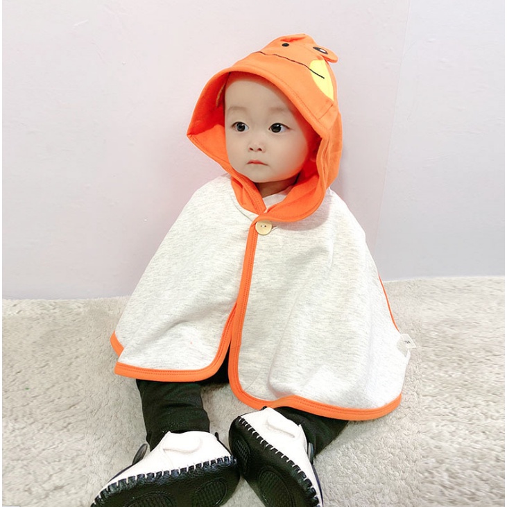 Áo choàng cánh dơi Ếch Cam cho bé siêu siêu cute - chống nắng gió chất liệu cotton mềm mịn