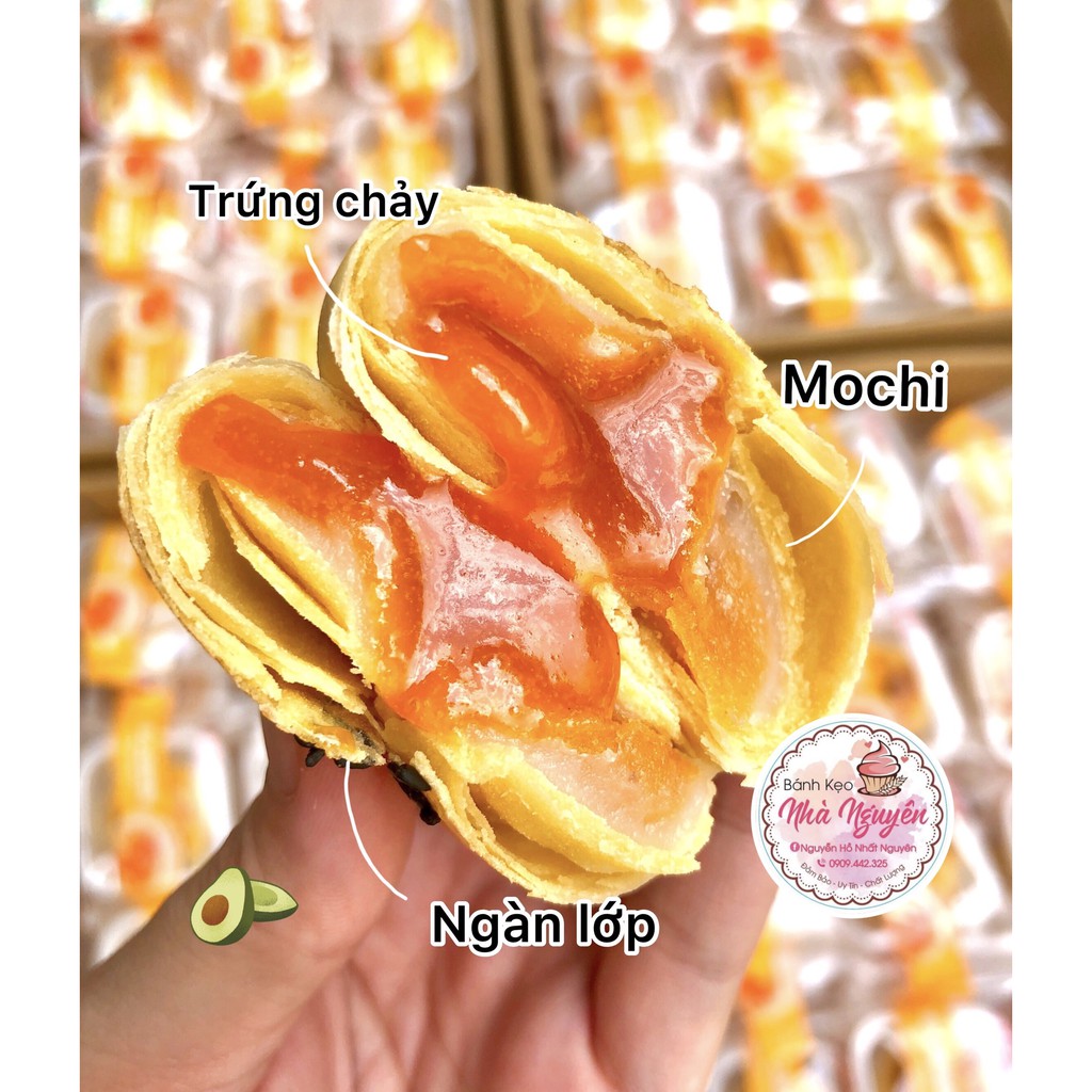 BÁNH NƯỚNG TRỨNG CHẢY EGG YOLK PUFF