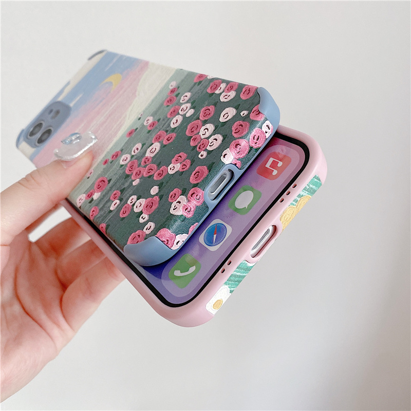 Ốp Lưng Da In Hình Đáng Yêu Cho Iphone 12 Pro Max Ip11 Pro Max 7 8 Plus Se | BigBuy360 - bigbuy360.vn