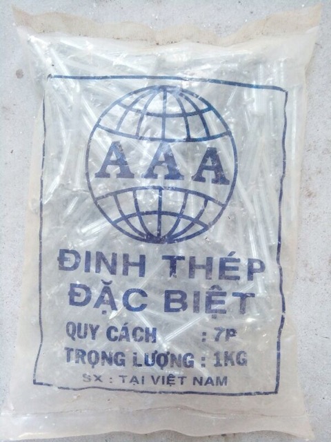 ĐINH BÊ TÔNG CÁC LOẠI 1túi 1kg