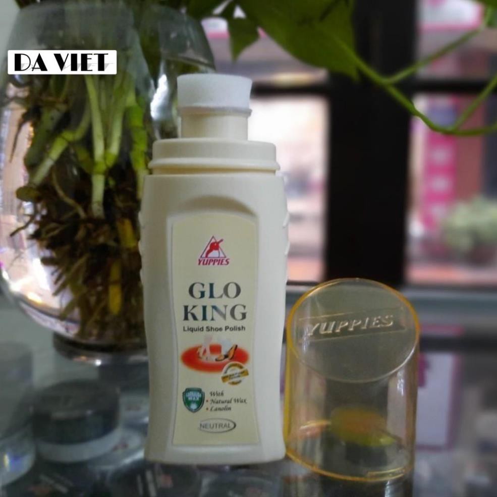 Xi đánh bóng chính hãng GLOKING nhập khẩu Malaysia dạng nước  75 ml(Đánh Giày Da,Túi,Ví,Áo Da, Dây Lưng)
