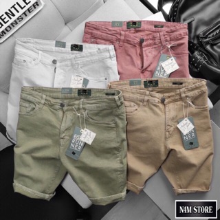 4 màu Quần short Thun co dãn mềm , dáng vừa vặn , lửng jeans , ngố jeans nam n4mstore