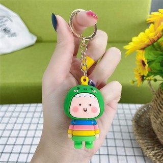 Móc khoá khủng long xanh ngáo ngơ