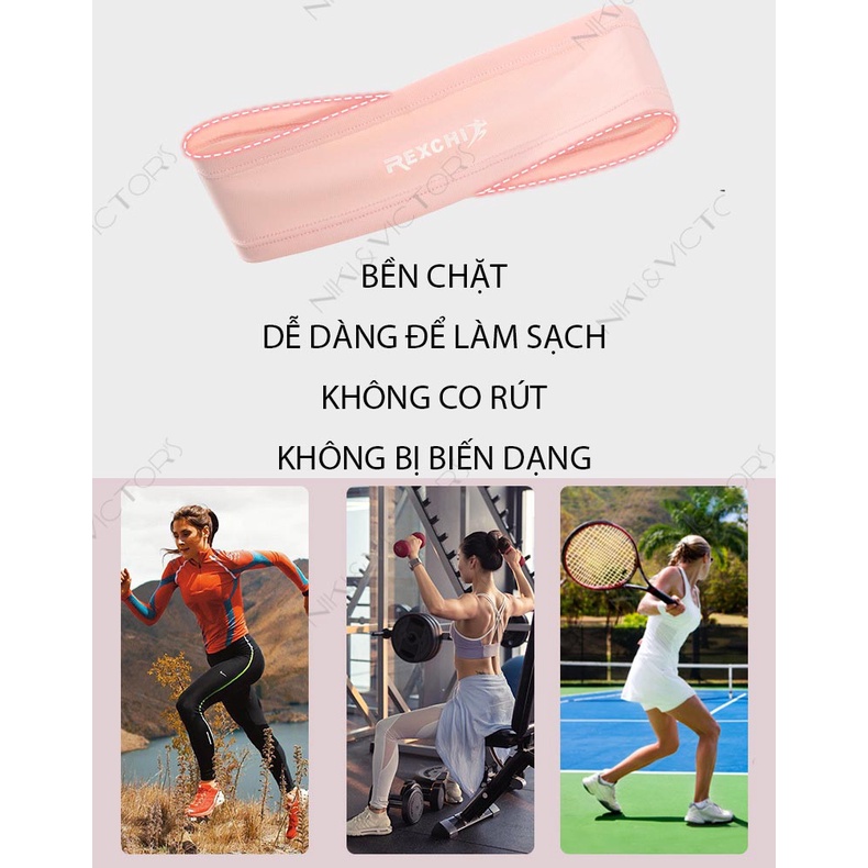 Băng Đô Thể Thao Headband Chặn Mồ Hôi Tập Yoga Gym Băng Trán Thấm Mồ Hôi Mát Lạnh Cao Cấp