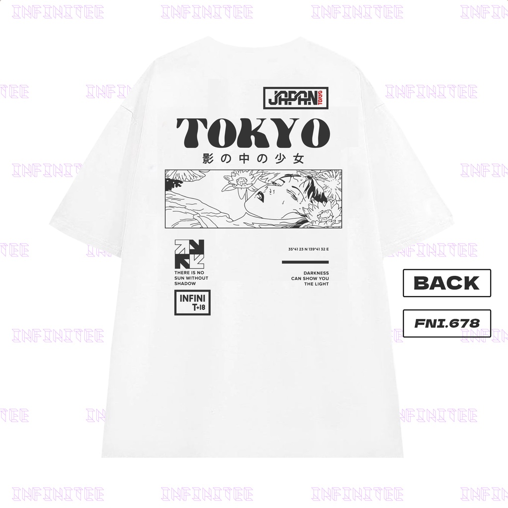 Áo thun INFINITEE Fni0678, Thun 100% Cotton - form rộng Unisex.