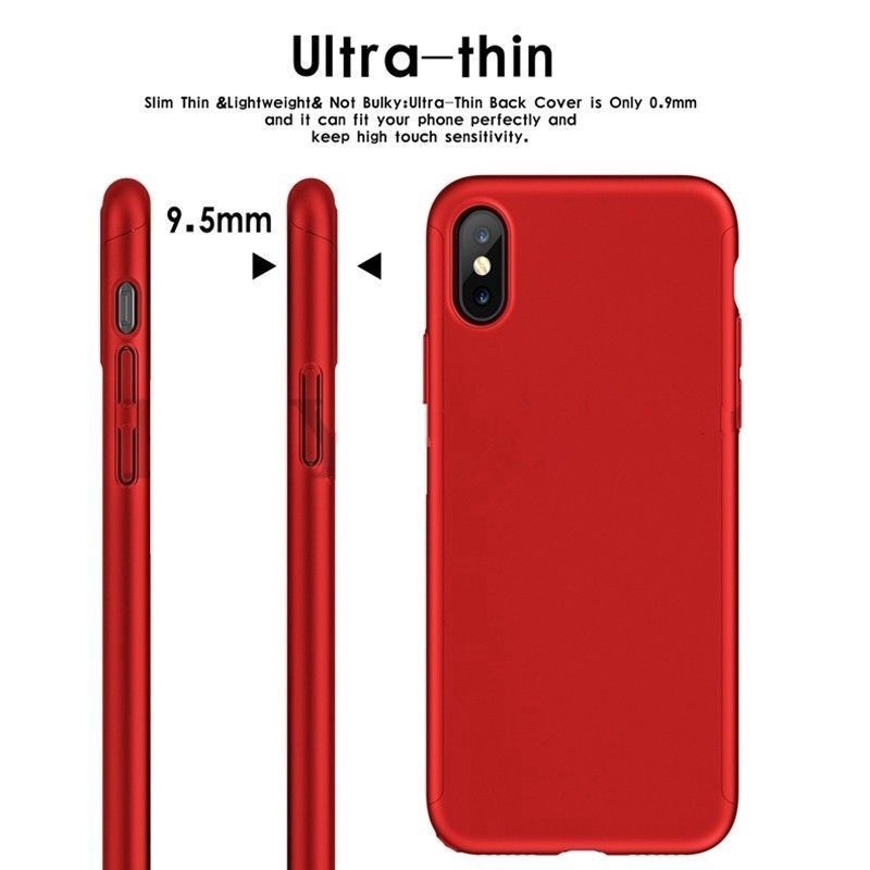 iPhone 11 Pro Max 360° Full Cover Case + Tempered Glass