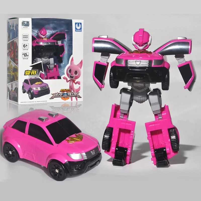 2021 đồ chơi robot biến hình lực lượng nhỏ hình hành động miniforce x volt mô phỏng ô tô biến dạng máy bay đồ chơi nhỏ