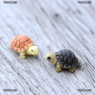 Set 2 Mô Hình Rùa Mini Trang Trí Sân Vườn
