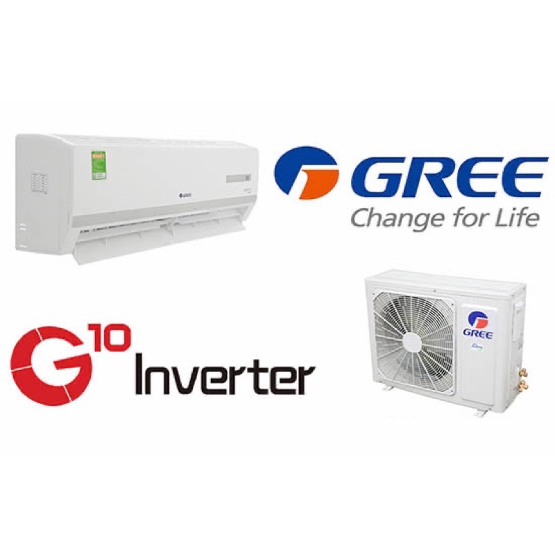 (Chính hãng mới 100%) Điều hòa Gree 1 chiều inverter GWC09PB | GWC12PB [ Bảo hành 12 tháng ]