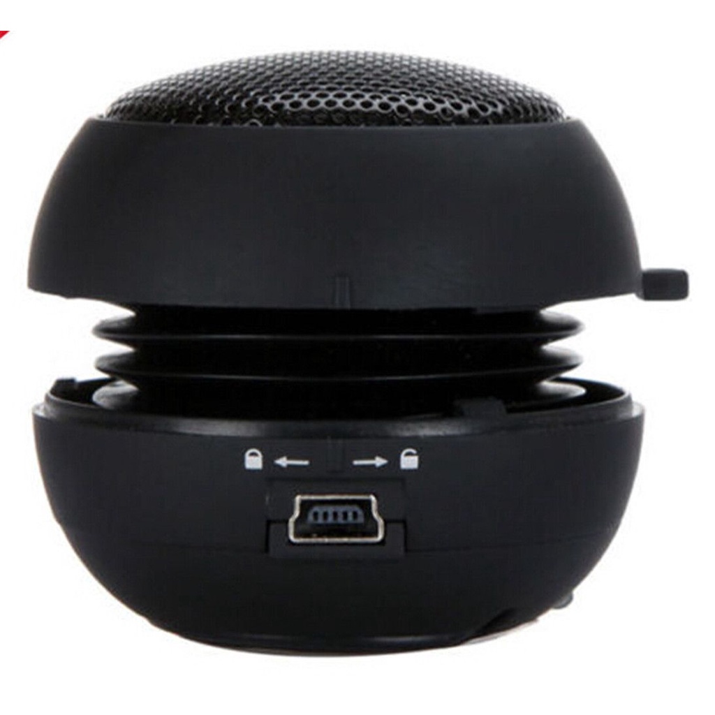 Loa nghe nhạc bluetooth mini hình hamburger giắc cắm 3.5mm cho điện thoại/PC laptop