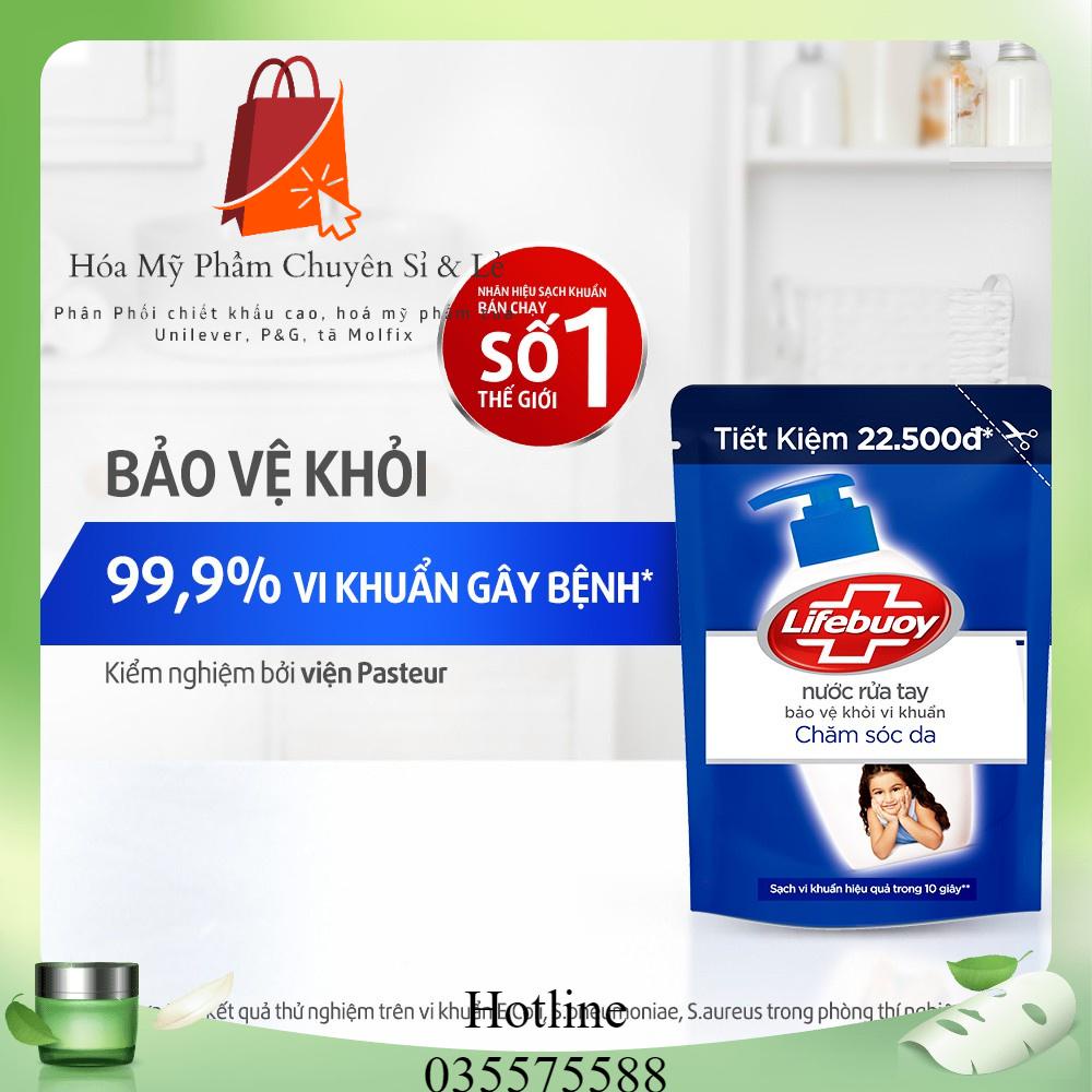Nước Rửa Tay Lifebuoy Giúp Sạch Khuẩn Và Bạc Bảo Vệ, Bảo Vệ Khỏi 99.9% Vi Khuẩn Gây Bệnh Túi 400g
