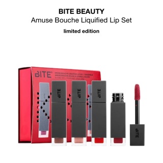 SET SON BITE BEAUTY AMUSE BOUCHE LIQUIFIED  Demi-Glace-đất, Flambe- đỏ cam , Braised-đỏ burgundy , Whip-nude