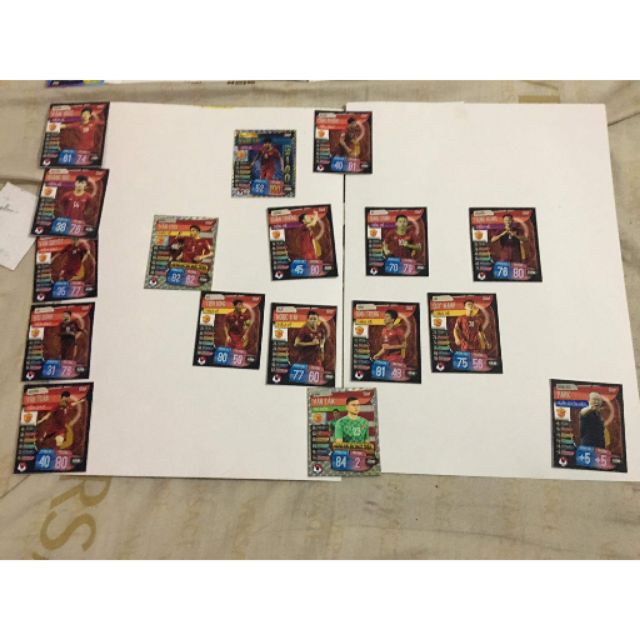 Thẻ poca match attax ĐỘI TUYỂN VIỆT NAM 2019/20 lẻ