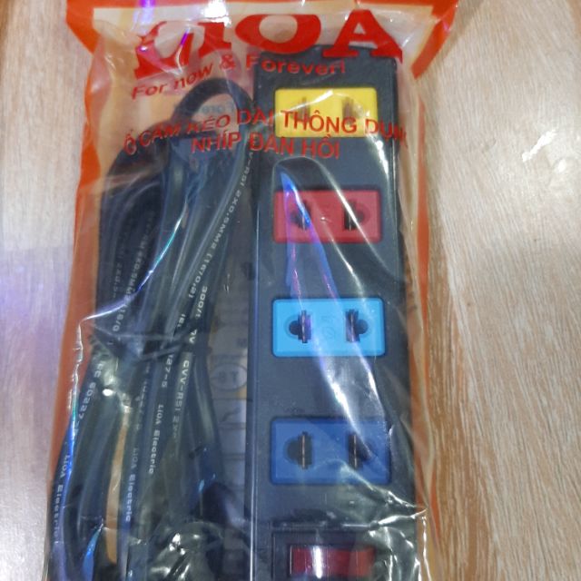 Ổ cắm có dây Lioa 4 ổ cắm 1 công tắc 4TS