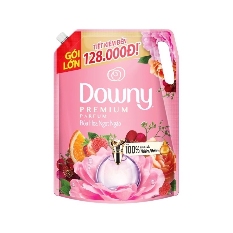 TÚI NƯỚC XẢ VẢI DOWNY HƯƠNG HOA HUYỀN BÍ VÀ ĐAM MÊ 2.2L [ Đủ Màu ]