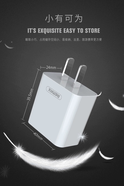 Cốc sạc nhanh OPPO /SAM SUNG/IPHONE/IPAD ...REMAX RP- U110 2.1 A-BH 3 THÁNG