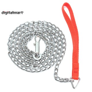 Dây xích dắt cún đi dạo có tay cầm màu đỏ tiện dụng dài 1.6m