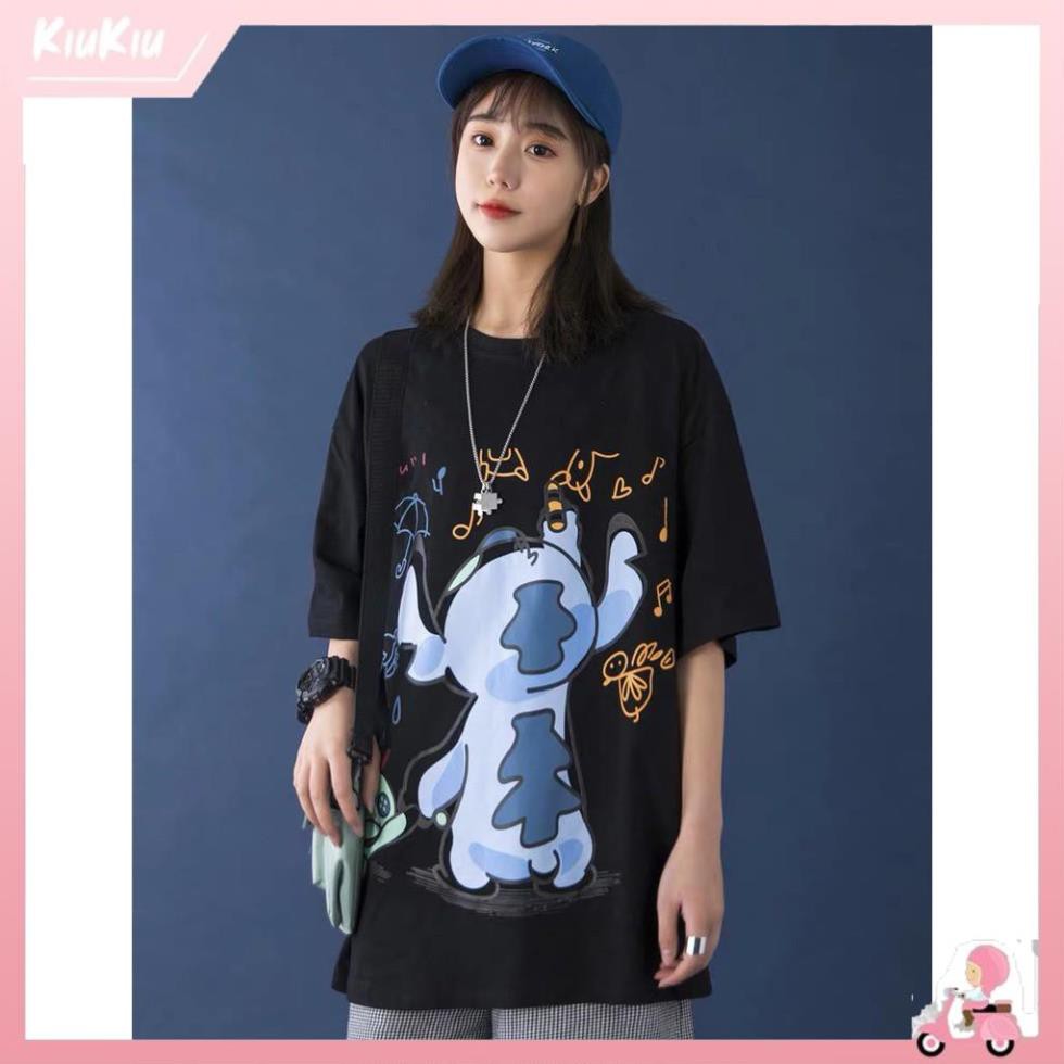 Áo Thun Tay Lỡ Unisex Form Rộng Kaws VẼ TRANH Nam Nữ Phong Cách Ulzzang KiuKiu