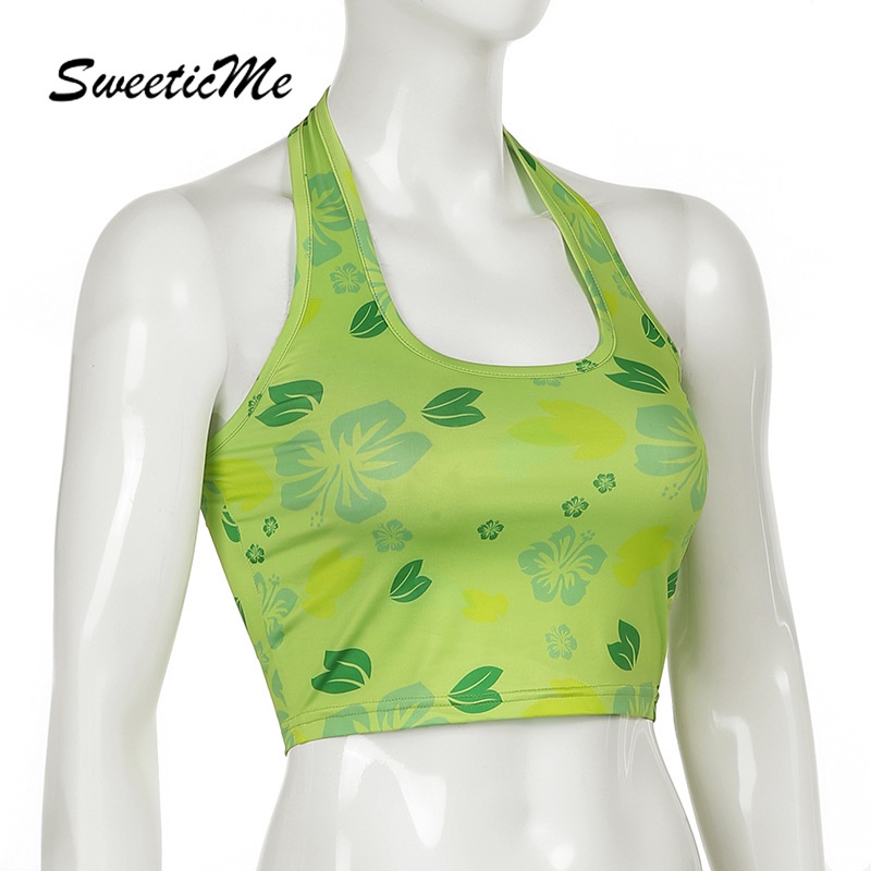 Áo Croptop Sweeticme In Hoa Hở Lưng Gợi Cảm 2021 | BigBuy360 - bigbuy360.vn